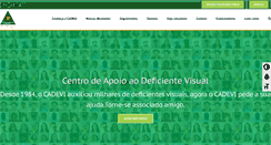 Desktop Screenshot of cadevi.org.br